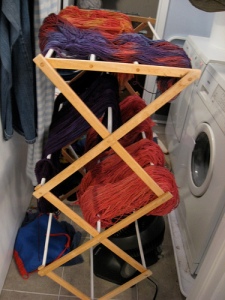 drying yarn